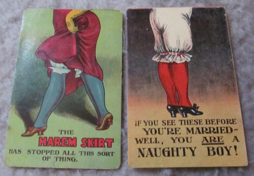 Antique comic postcards - postcards,