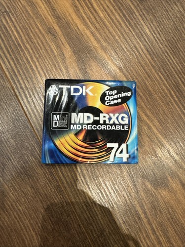 Tdk rxg74 minidisc 74 - tdk,