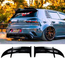Gloss Black Rear AK Style Roof Spoiler Wing Lip Kit VW Golf MK6 GTD GTI R20 R