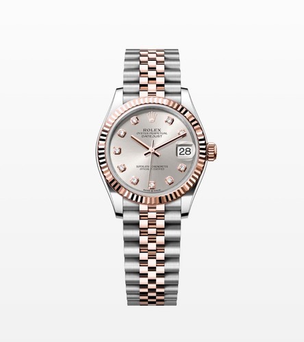 Ladies steel rose gold rolex - ladies,