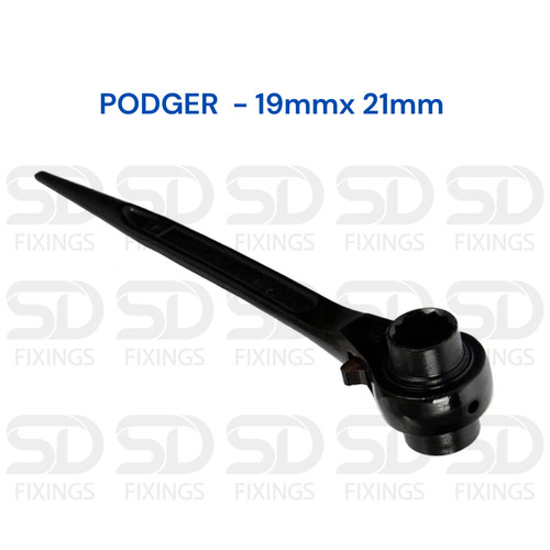 Ratchet podger spanner 19mm - podger, x