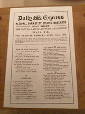 Replica 1927 FA Cup Final Song