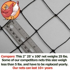 Poultry Netting 25' x 100' 2"