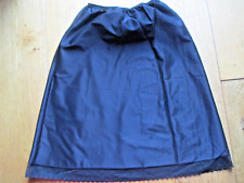 Vintage ST MICHAEL  Half Slip Under Skirt Black Nylon 34-36" hips