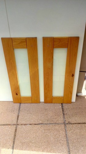 Pair solid light - solid, oak