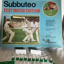 Subbuteo Vintage Table Cricket Game Test Match Edition 1960s/1970s
