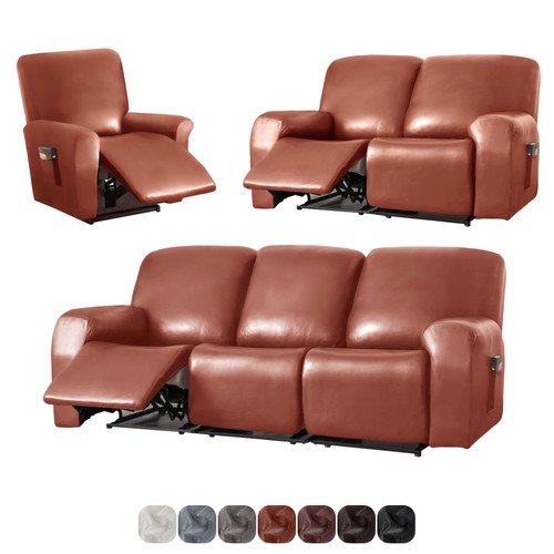 Leather recliner sofa - leather,