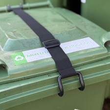 Wheelie Bin Lid Security Strap