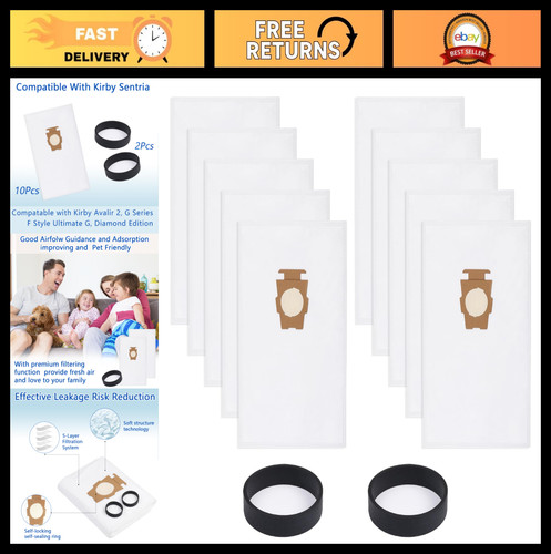 Pack vacuum cleaner bags - 10,