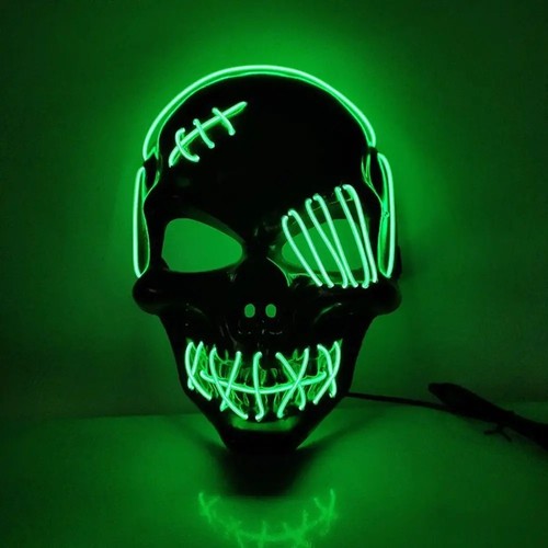 Gothic halloween skull glowing - skull,