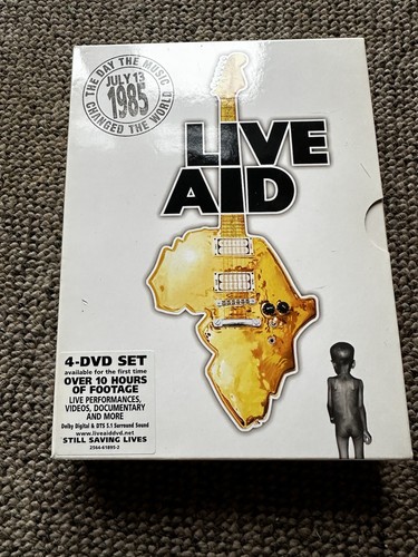 Live aid dvd box - aid,