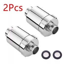 2X Shower Head Filter Softener Hard Water Purifier Heavy Metals Remove Chlorine