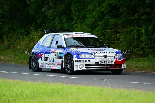Rally car photo 12x8 - photo, peugeot