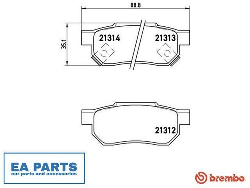 Brake pad set - brake,