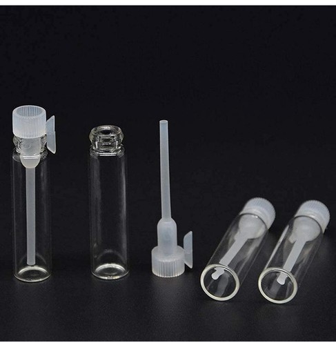 Empty small glass perfume - empty,