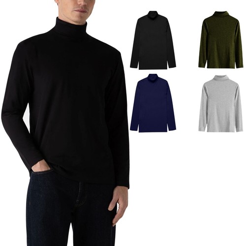 Mens roll neck jumper - roll,