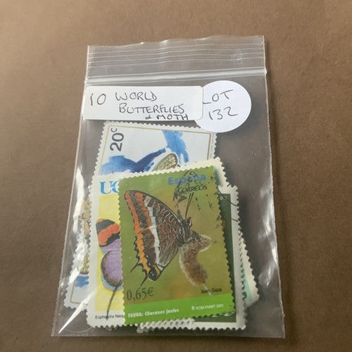 World used postage stamps - world,