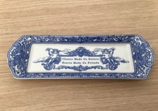 VTG Spode The Blue Room Collection Chance Made us Sisters Mint Tray Trinket Dish