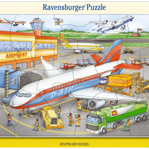 Puzzle airport frame - puzzle,