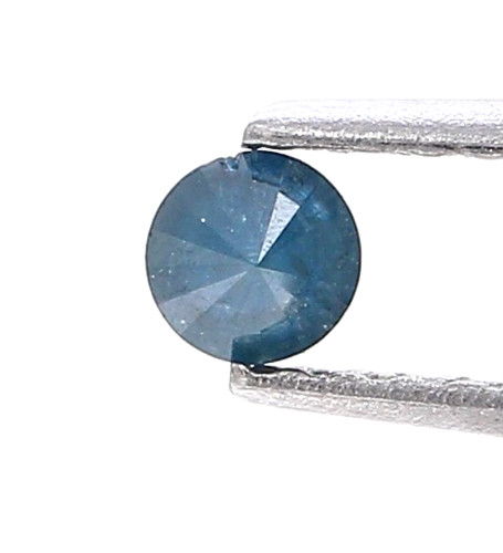 11ct blue color round - 0.11ct,