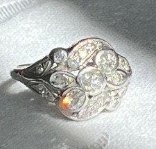 Art Deco Platinum & Old Mine