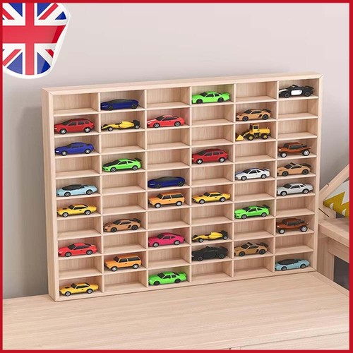 Grid wood display case - 60-grid, for