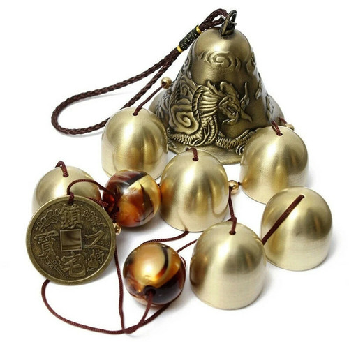 Large copper bells - copper, hanging