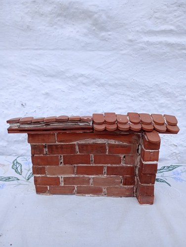 Miniature brick wall - miniature,