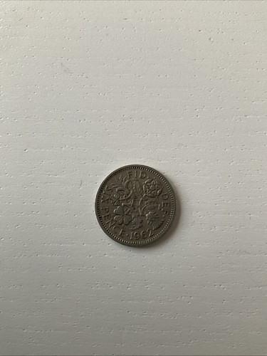 1962 six pence - coin, uk