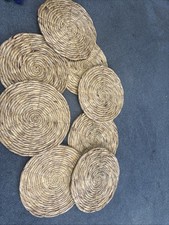 Set Of 8 Wicker Place Mats