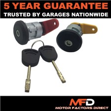 For Ford Courier Escort Fiesta KA Front Left Right Door Lock Barrel & 2 Keys