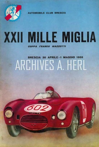 1955 mille miglia - miglia, automobile