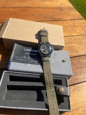 UNDONE watch, 40mm stainless steel base amp. blue dial and bezel. Automatic