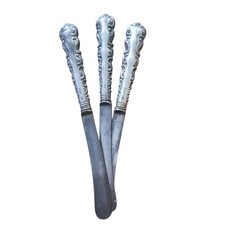 3 Antique 1900 Sterling Silver