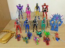 Bundle of 8 Power Rangers Dino Fury 6" Figures with 7 x Keys + Accessories V.VGC