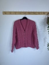 Cardigan size M chunky knit