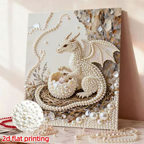 Dragon pearl diamond art - dragon,,