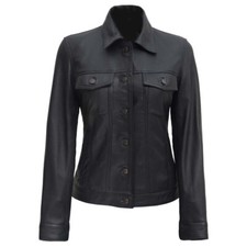 UK Women's Biker Jacket Slim