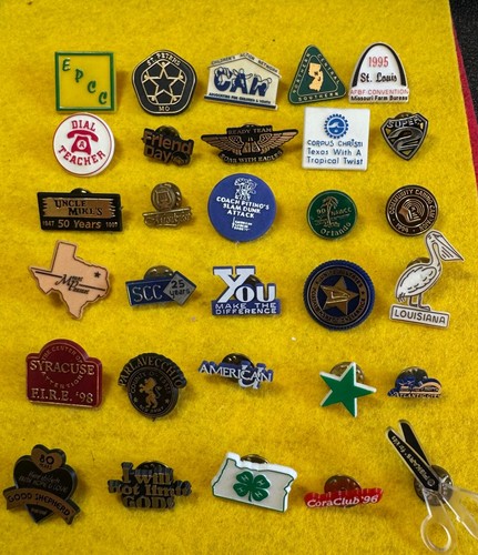 Job lot pin badges bulk - job,
