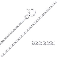 Sterling silver curb chain - silver,