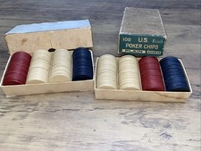 Vintage US Poker Chips X1 Full