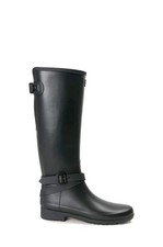 Hunter Womens Boots Refined Back Adjustable Tall Casual Wellington Rubber