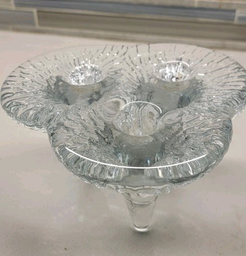 Vtg blenko melting ice - vtg, clear