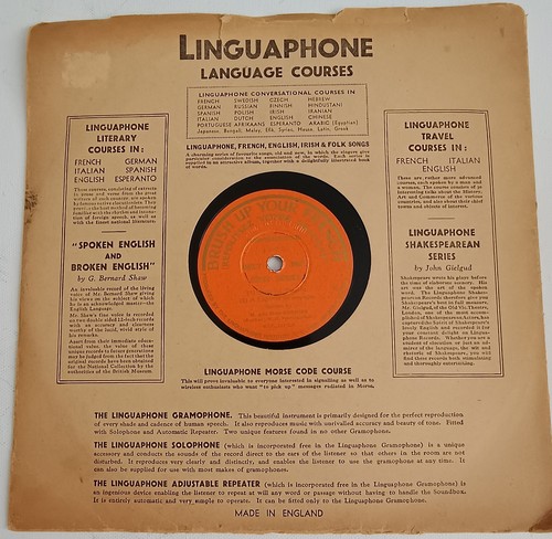 1950 linguaphone brush - ,