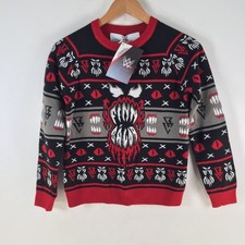 NEW WWE boys knit ugly sweater