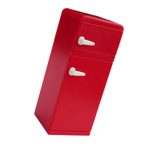 Toy mini fridge freezer doll - fridge,