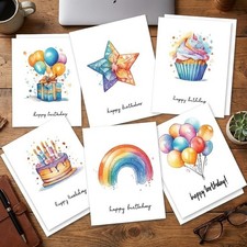 PK Of 6 Birthday Cards For All