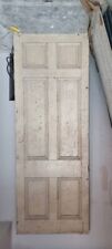 2x old Victorian Solid Hardwood Internal Tall Double DOORS (each 980x2570x50mm) 