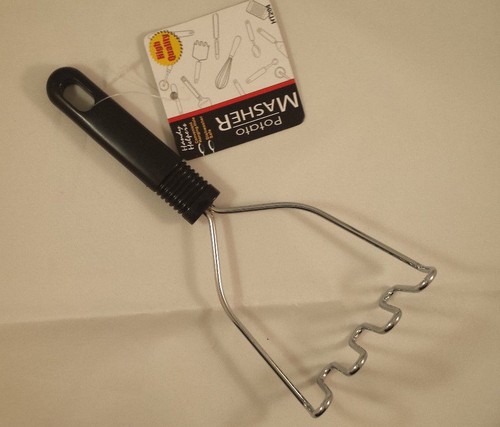 Stainless steel potato masher - stainless,