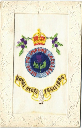 Ww1 regimental silk royal - silk,